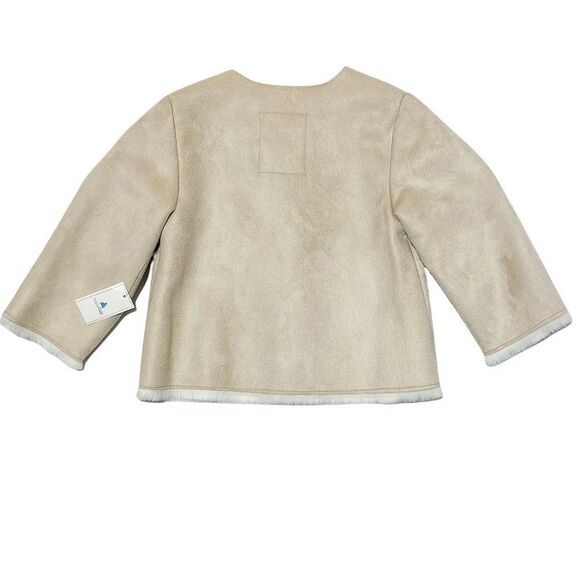 New Baby Gap Faux Suede Fur Lined Coat - Picture 4 of 4